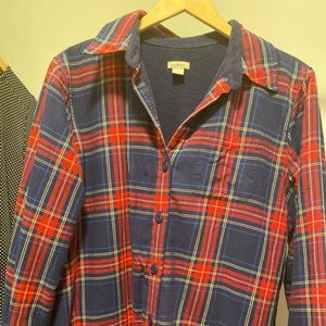 LL BEAN Fleeced lined flannel